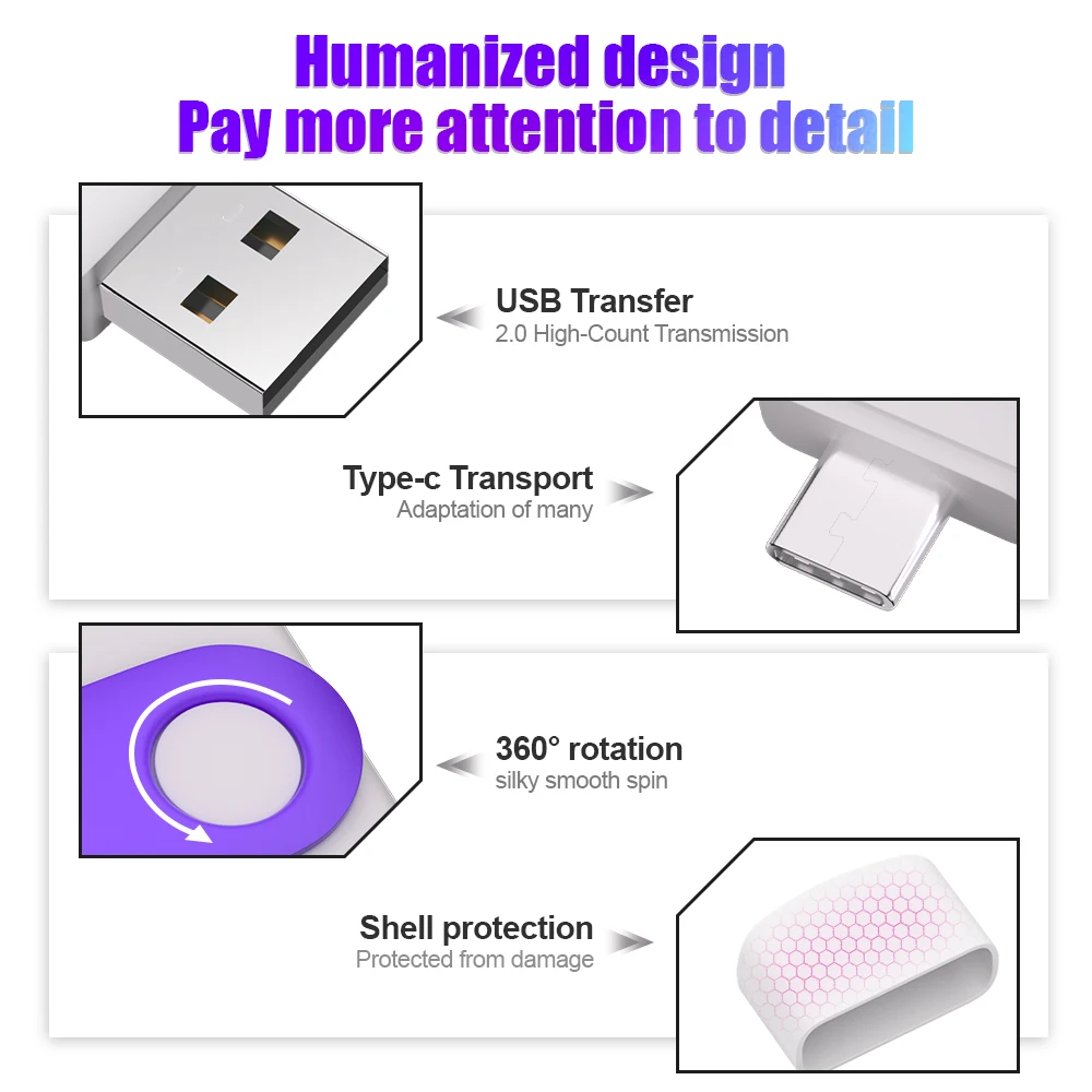 Новый высококачественный USB-флешка 64 ГБ 128 ГБ Pendrive 4 ГБ Memory Stick Real Capacity U Disk Cle Usb 8 ГБ 32 ГБ Подарки Брелок