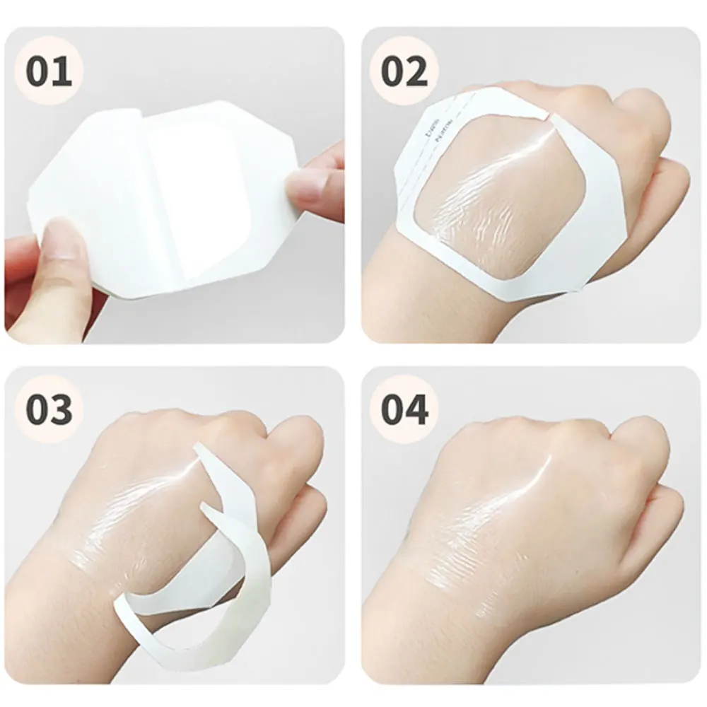 1pc 10*12cm PU Health Waterproof Swimming Sticker Air Permeability Anti Allergy Self Adhesive Transparent Membrane Dressing