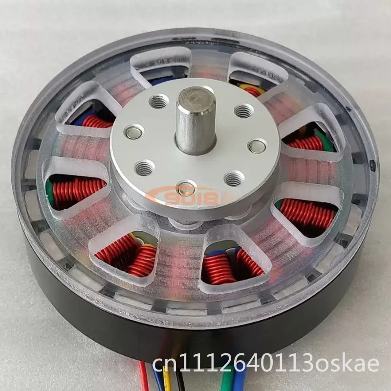 100W Permanent Magnet Three-Phase Brushless DC Motor Disc 18N20P DC24V with Sensory Belt Hall Effect for Industrial Use