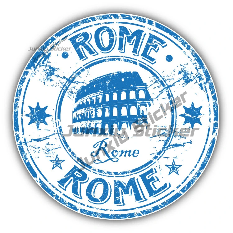 

Rome City Sticker Italy Grunge Travel Stamp Car Bumper Cars Body Guitar Windows Sports Racing Exterior Decor Decal Motorcycle