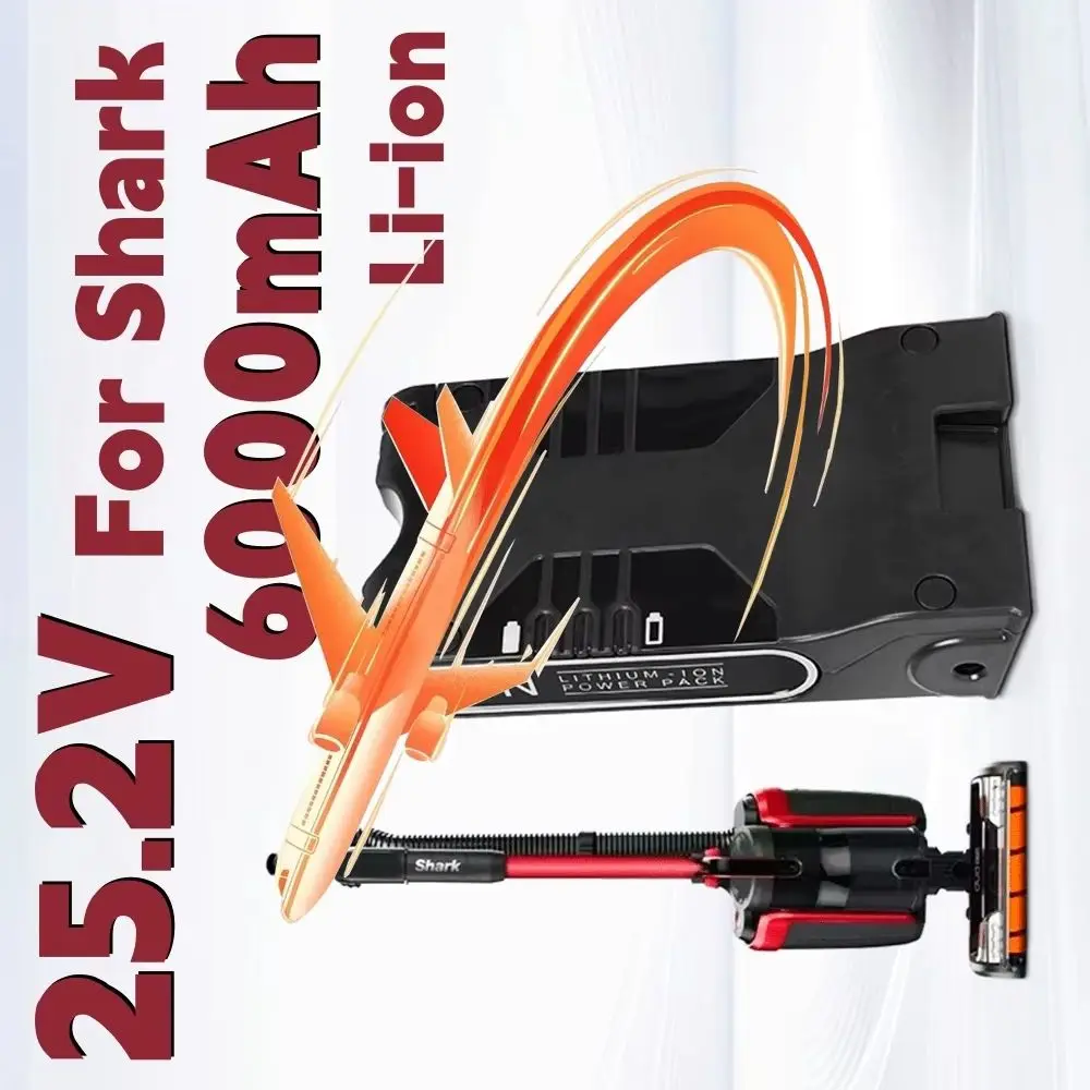 📦25.2V 6000mAH Lithium-ion Battery Pack, For Shark XBAT200 ION Rocket IONFlex And IONFlex Cordless Vacuums Battery📦
