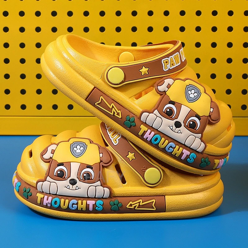 Genuine Paw Patrol sandali antiscivolo bambini estate Kawaii pantofole da spiaggia Marshall macerie Skye Rocky Slipper scarpe con suola morbida