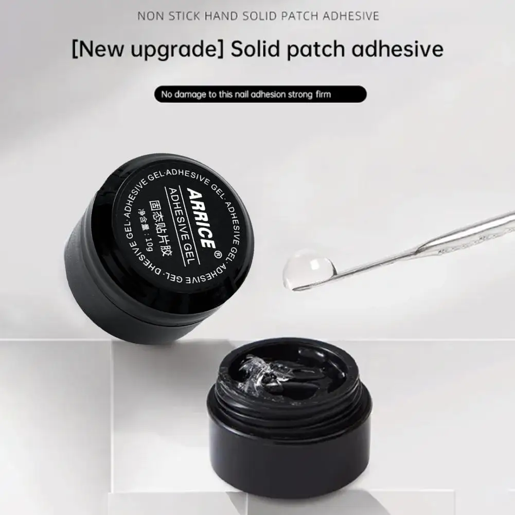 New 10ml Nail Solid Patch Glue Nail Patch Adhesive Sticky Nail Patch Not Does Hurt Does Not Nails Flow Gel Canned Super I8J9