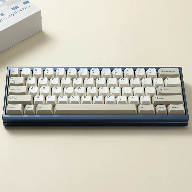 Sublimation keycap pbt material beige retro gray-white green original factory