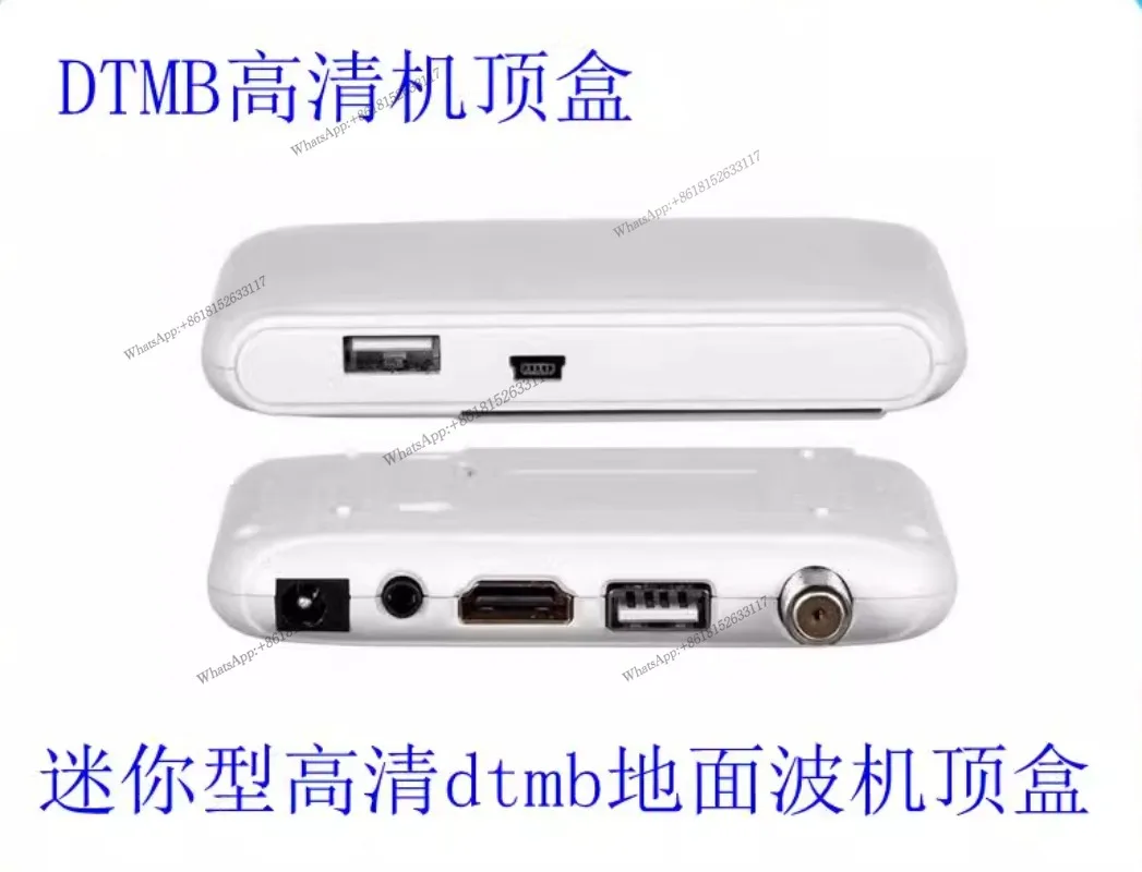 DTMB موجة أرضية استقبال الإشارات الرقمية DVB-C كابل هوائي التلفزيون فك التشفير مم مم