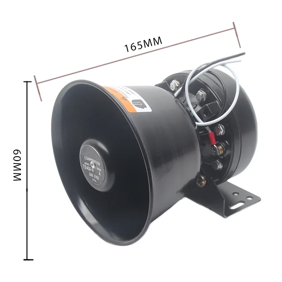 200W  8 Tone Loud Car Warning Alarm Police Siren Horn Speaker Auto Horn 12V PA MIC System For Car Truck Van Horns