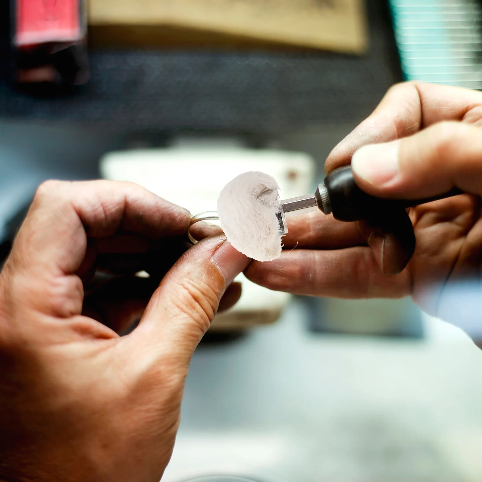 

Cloth Polishing Wheel Pad Buffing Wheels for Drill Metal Polisher Bench Grinder Wheels Rotary Tool Accessories