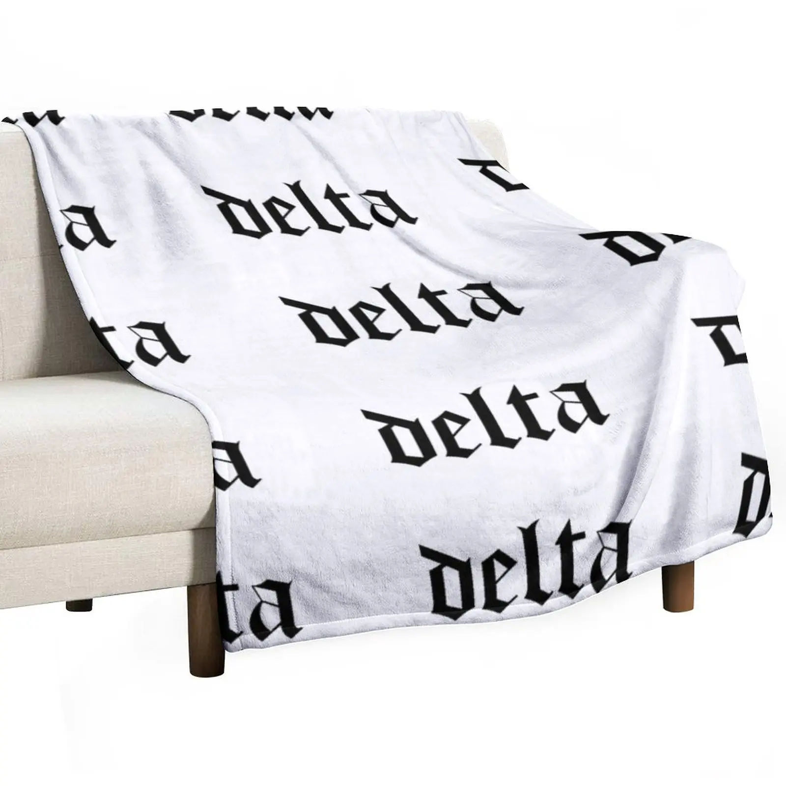 

delta gothic Throw Blanket halloween Baby Blankets