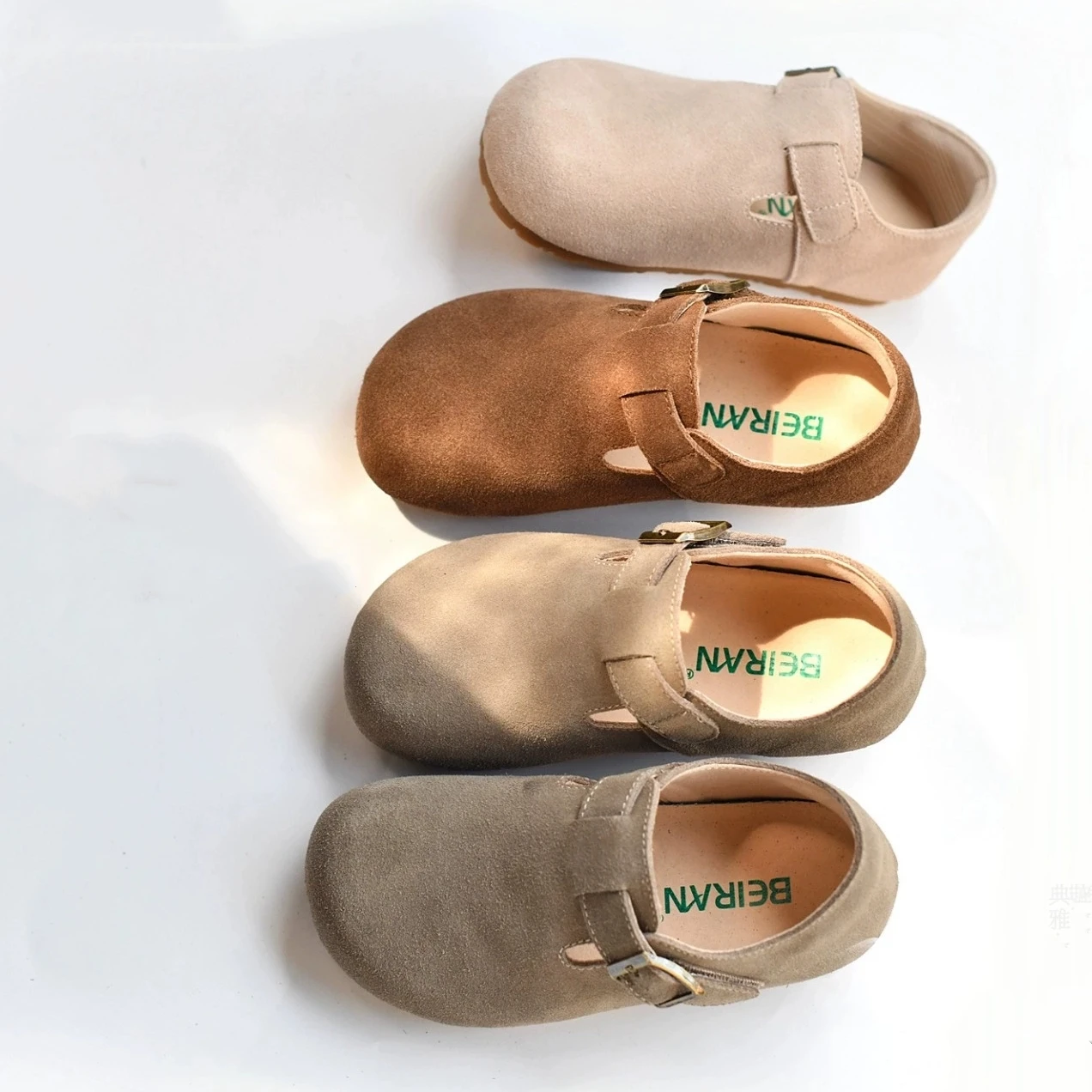 

Kids Suede Cow Leather Shoes Spring Autumn Versatile Solid Color Children Casual Shoes Genuine Leather Boys Girls Flats Shoes