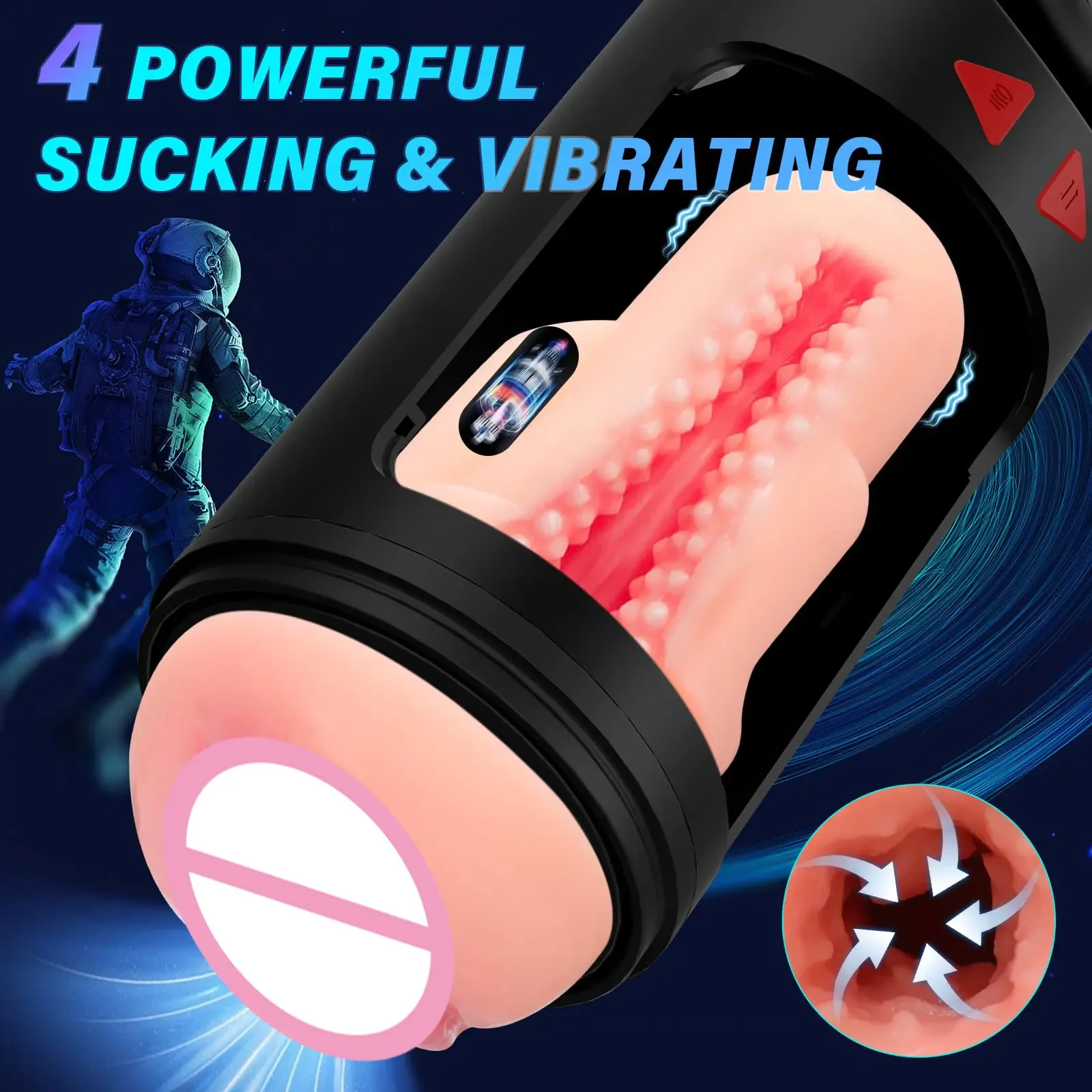 Realistic Vagina Automatic Male Masturbator Pocket Pussy Thrusting Sucking Blowjob Penis Vibrator Massager Adult Sex Toys 18