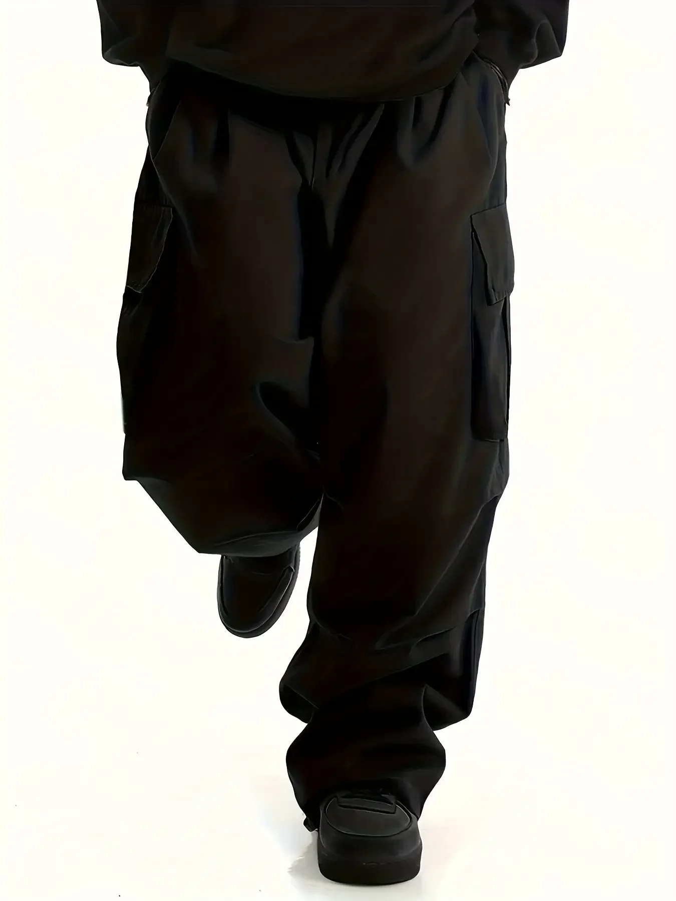 

Мужские модные брюки с несколькими карманами на талии и шнурком, модная одежда