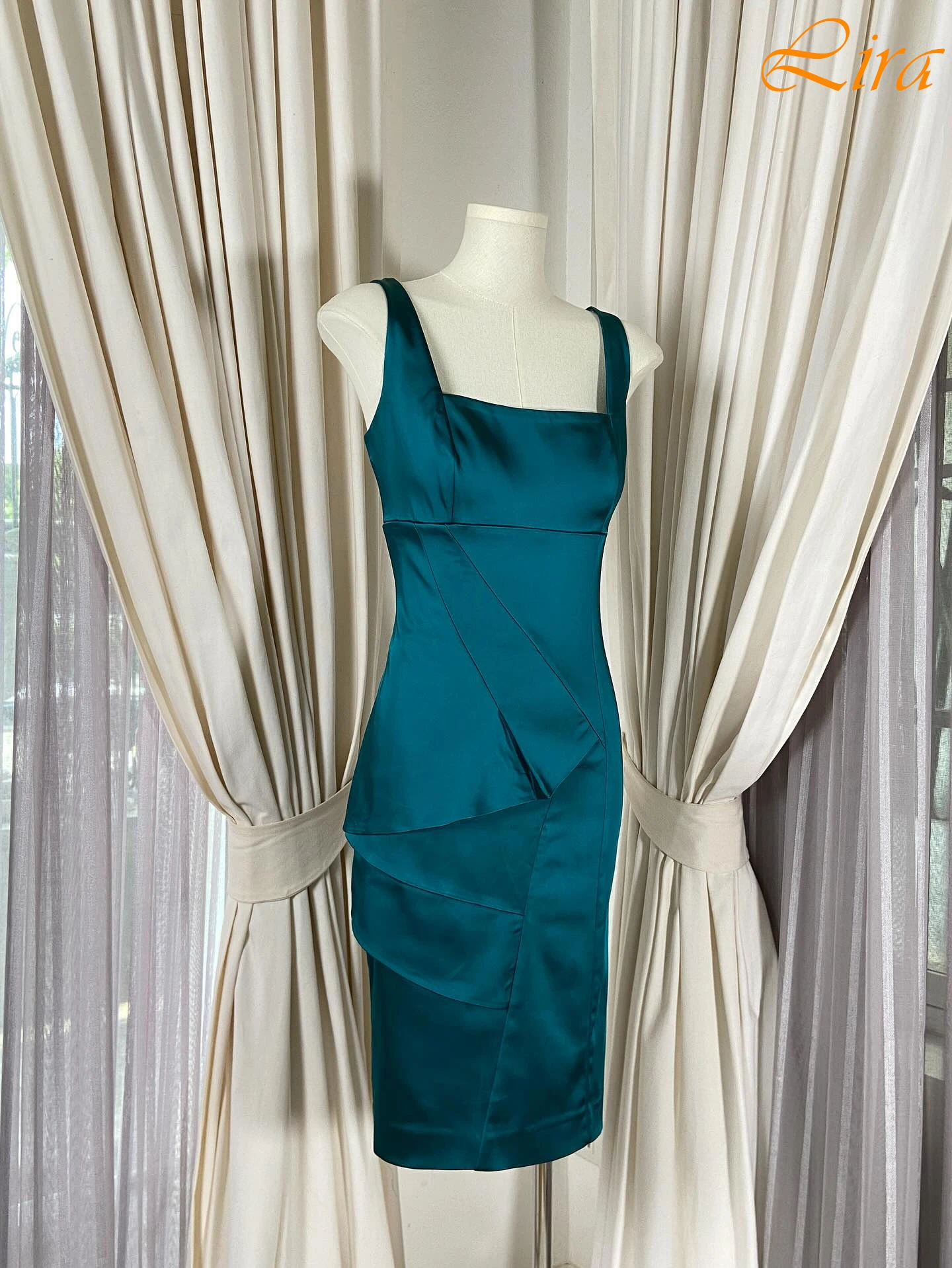 

Customized Straight Square Collar Elegant Formal Evening Dress Fashion High Quality Celebrity Gowns Temperament Party Dress