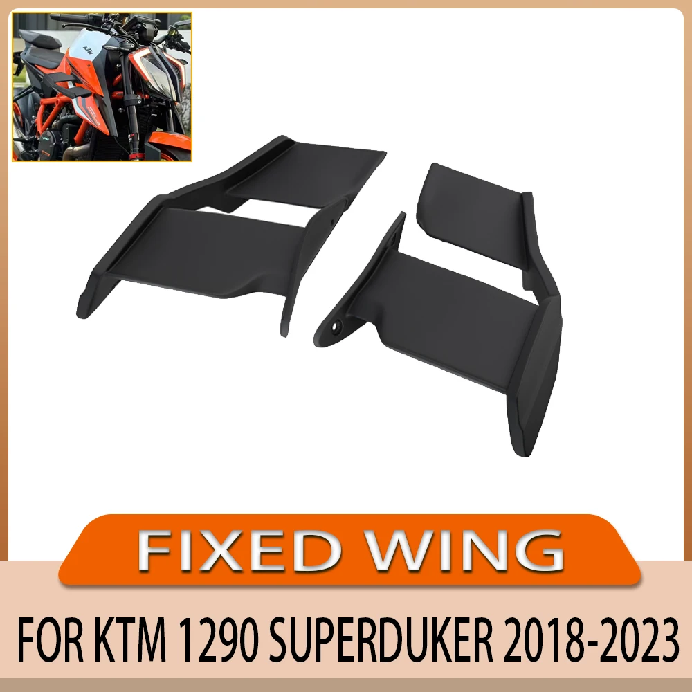 

Комплект аэродинамических крыльев для мотоцикла для KTM 1290 Superduke R 2018-2023, высококачественные аксессуары из АБС-пластика с фиксированным крылом