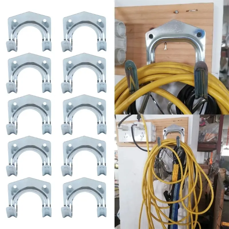 

15Pcs Hanger Hooks for Shed Wall Job Lot Heavy Duty High Load Bearing Wall Mounted Storage Hooks for Warehouse Garages