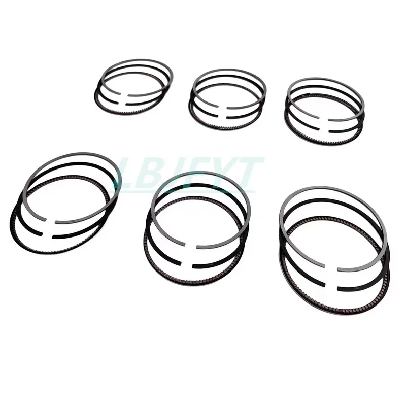 9A110307502 6 قطعة مجموعة حلقات المكبس Mahle لبورشه كاريرا S توربو 911 991 997 MA1 MDA 3.8L #5