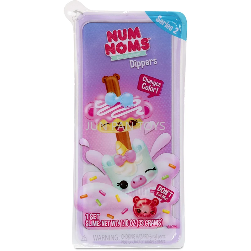 

Original MGA Num Noms Smell So Delicious Snackables Dippers Series 2 Mystery Packs Kawaii Surprise Toys for Girls Birthday Gifts