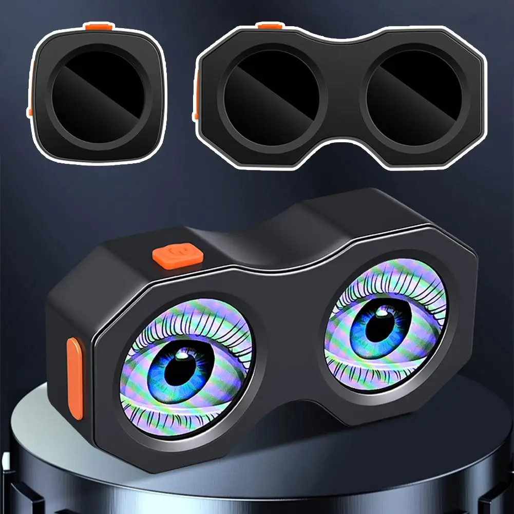 

Автомобильный задний фонарь Led Dynamic Devil Eyes Light с многоцветными режимами и световым дисплеем Водонепроницаемый, перезаряжаемый через USB для автомобиля Bi V2N6