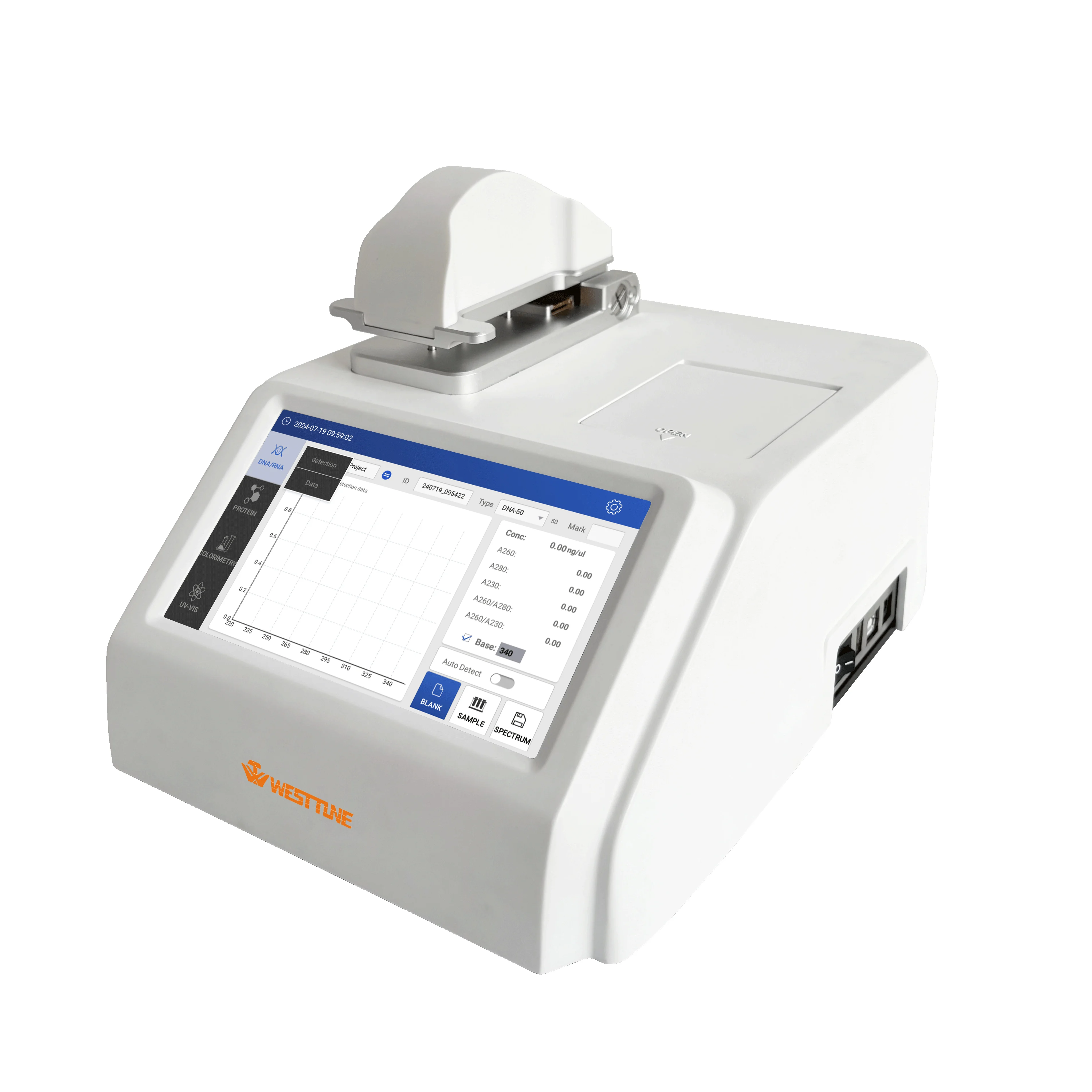 Nano One-S  Micro Volume  DNA RNA Micro UV VIS Spectrometer NanoDrop Spectrophotometer