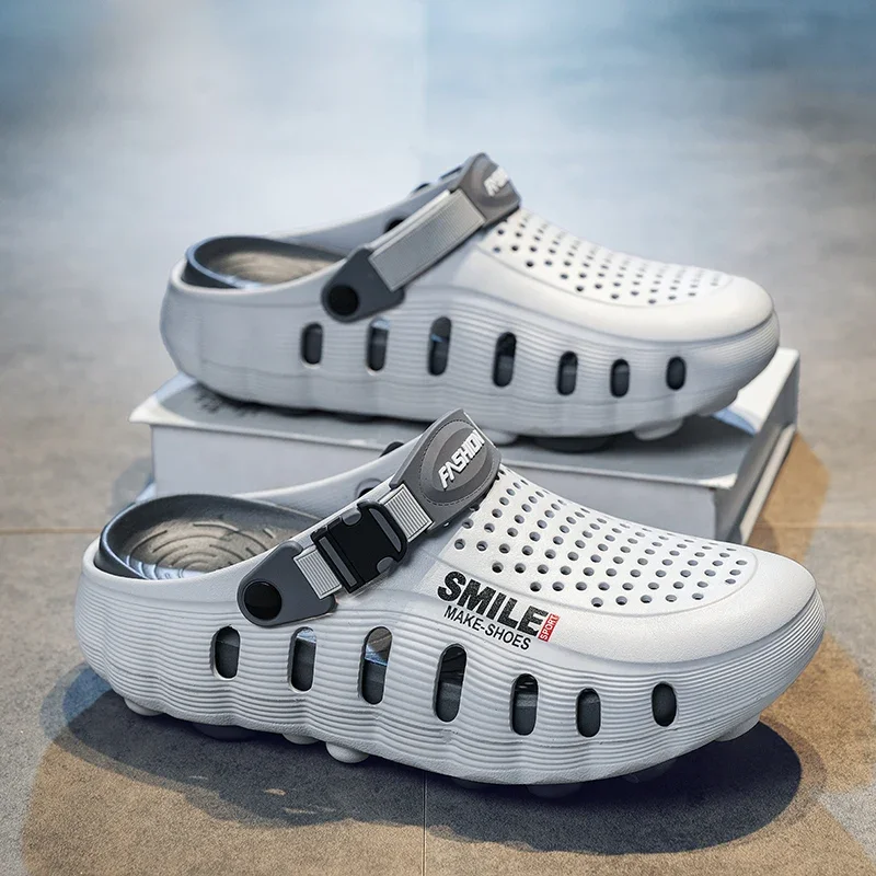 Sommer Herren Pantoffeln Sandalen Flip-Flops Clogs Weiche Sohle Unisex Outdoor Strand EVA Slides Clogs Badezimmer Bad Flache Schuhe – Detail 30