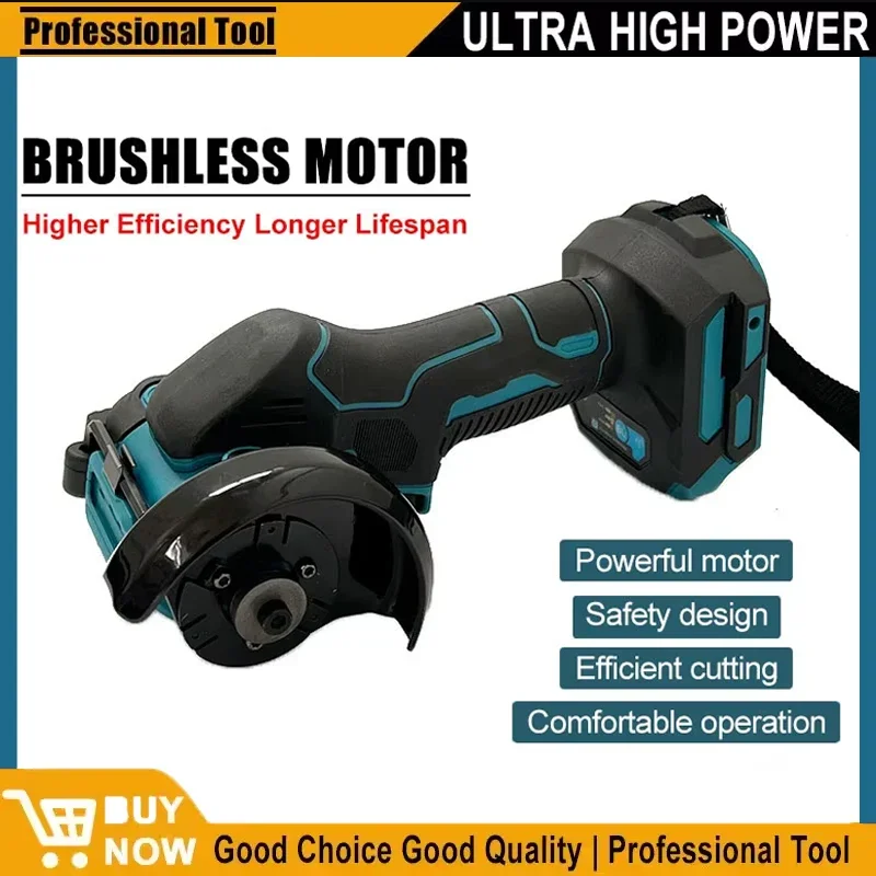 

Подходит Makita 3-дюймовая мини-угловая шлифовальная машина Беспроводной электрический отрезной инструмент 20 В аккумуляторная циркулярная пила Электроинструмент для резки