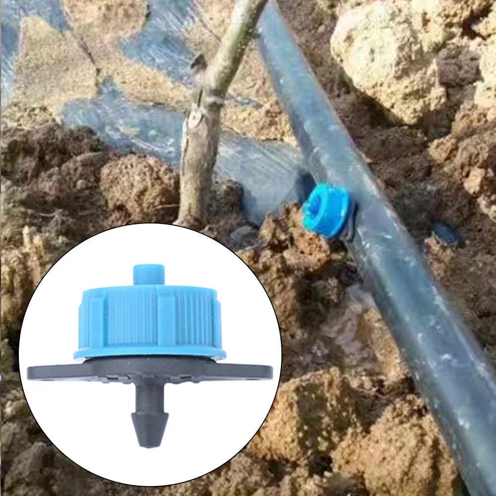 100pcs Pressure Compensating Drip Emitters 2L/4L/8L Adjustable Drippers for Garden Lawn Drip Irrigation