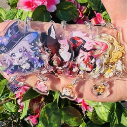 Honkai: Star Rail New Aglaea Herta Rappa Fugue Cosplay COSTUME Keychain Accessories Key Chain Pendant Prop Xmas Gift
