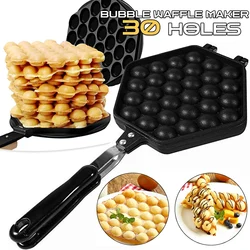 Bubble Waffle Maker Non-stick Coating DIY Muffins Plate Egg Bubble Cake Baking Pan Mold Eggettes Hongkong Waffle Maker Moulds