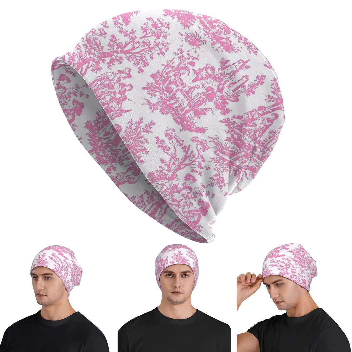 

Nomades Artsy винтажные шапки Toile De Jouy Skullies, теплые осенне-зимние уличные шапки, вязаные шапки для мужчин, женщин и взрослых