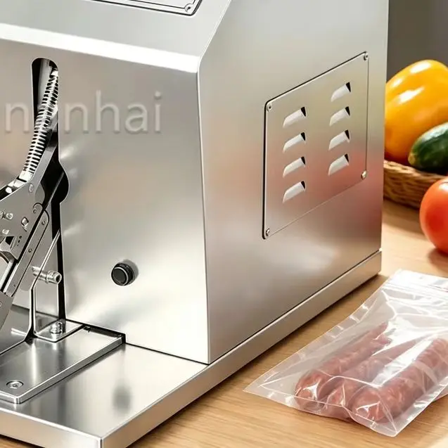 Popular Sausage Casing Strapping Machine/Commercial Automatic Shopping Bag Sealing Machine