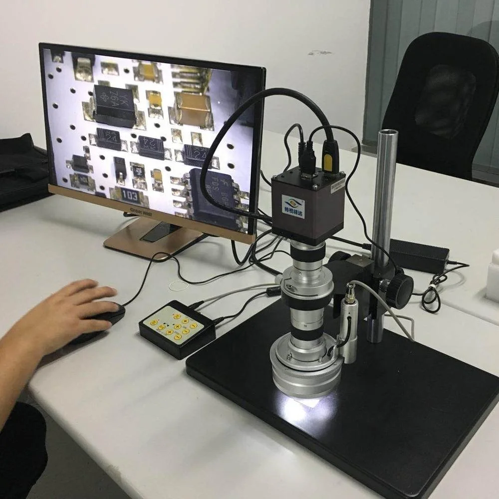 Boshida HD2000-DM01 Motorrijden Lens Auto 3D Video Microscoop Met HDMIOUTPUT Digitale Camera Voor Soldeerpennen Controle