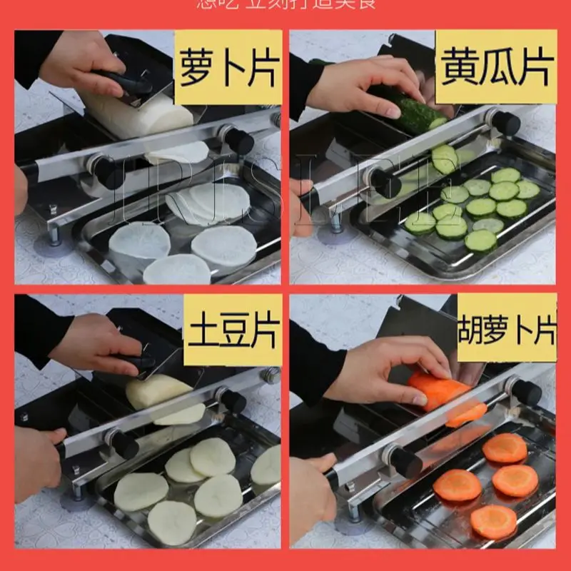 Commercial Kitchen Manual Herb Gadgets Meat Bone Slicer Machine Household Cutter Lamb Beef Cutting Mutton