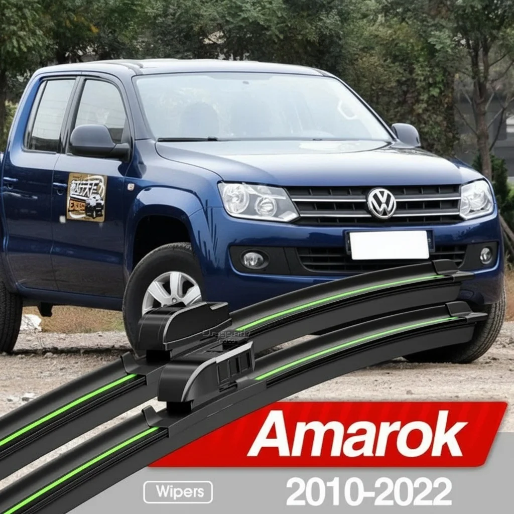 

Для VW Amarok 2010-2022: Комплект из 2 щеток стеклоочистителя лобового стекла, аксессуары для окон 2011, 2012, 2013, 2014, 2018, 2019, 2021 годов выпуска