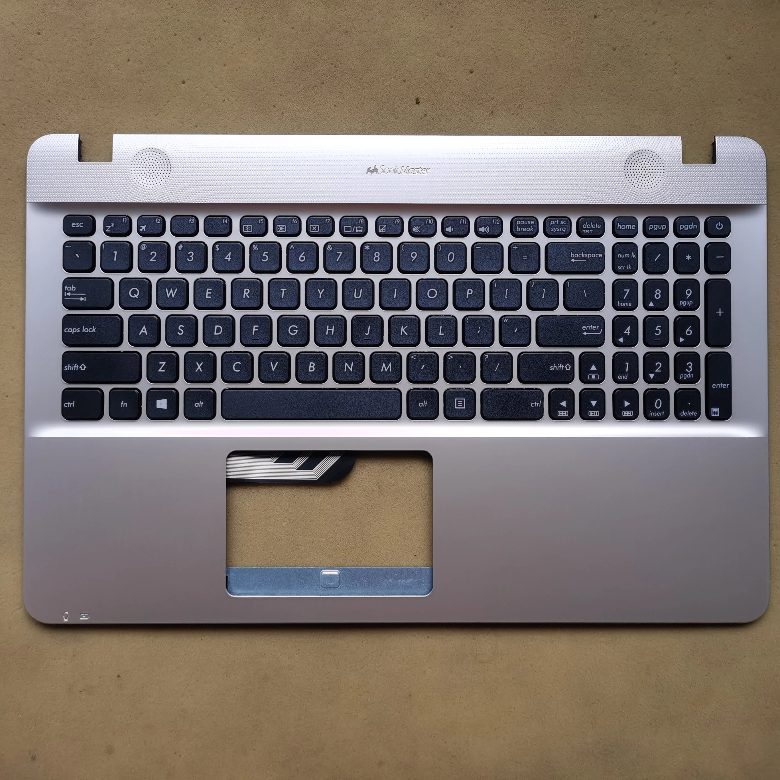 Golden New laptop palmrest cover with keyboard for ASUS F541 X541S U R541U D541S VM592U A541U