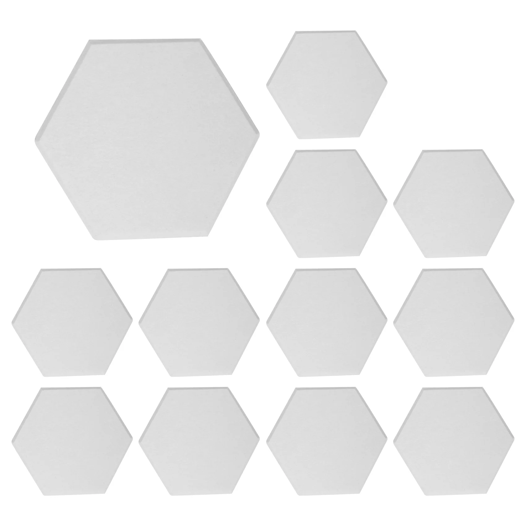 AC62-12 Pack Hexagon Acoustic Panels Beveled Edge Sound Proof Foam Panels,Sound Proofing Padding For Wall Decor,Studio&Office