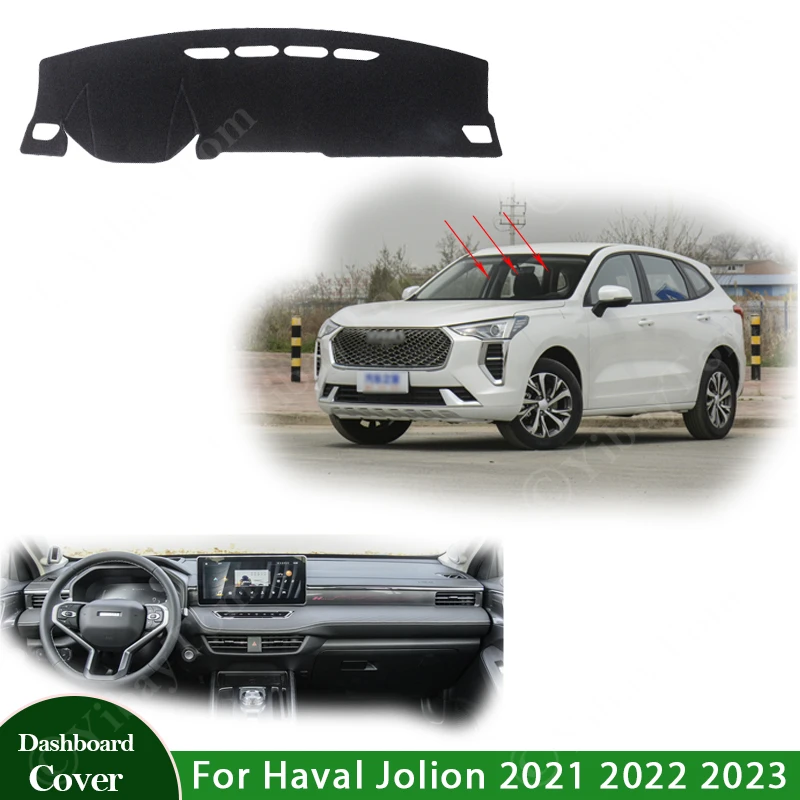 

New For Haval Jolion 2021 2022 2023 Car Accessories Dashboard Cover Sun Shade Mats Avoid Light Pads Anti-UV Carpets Protection