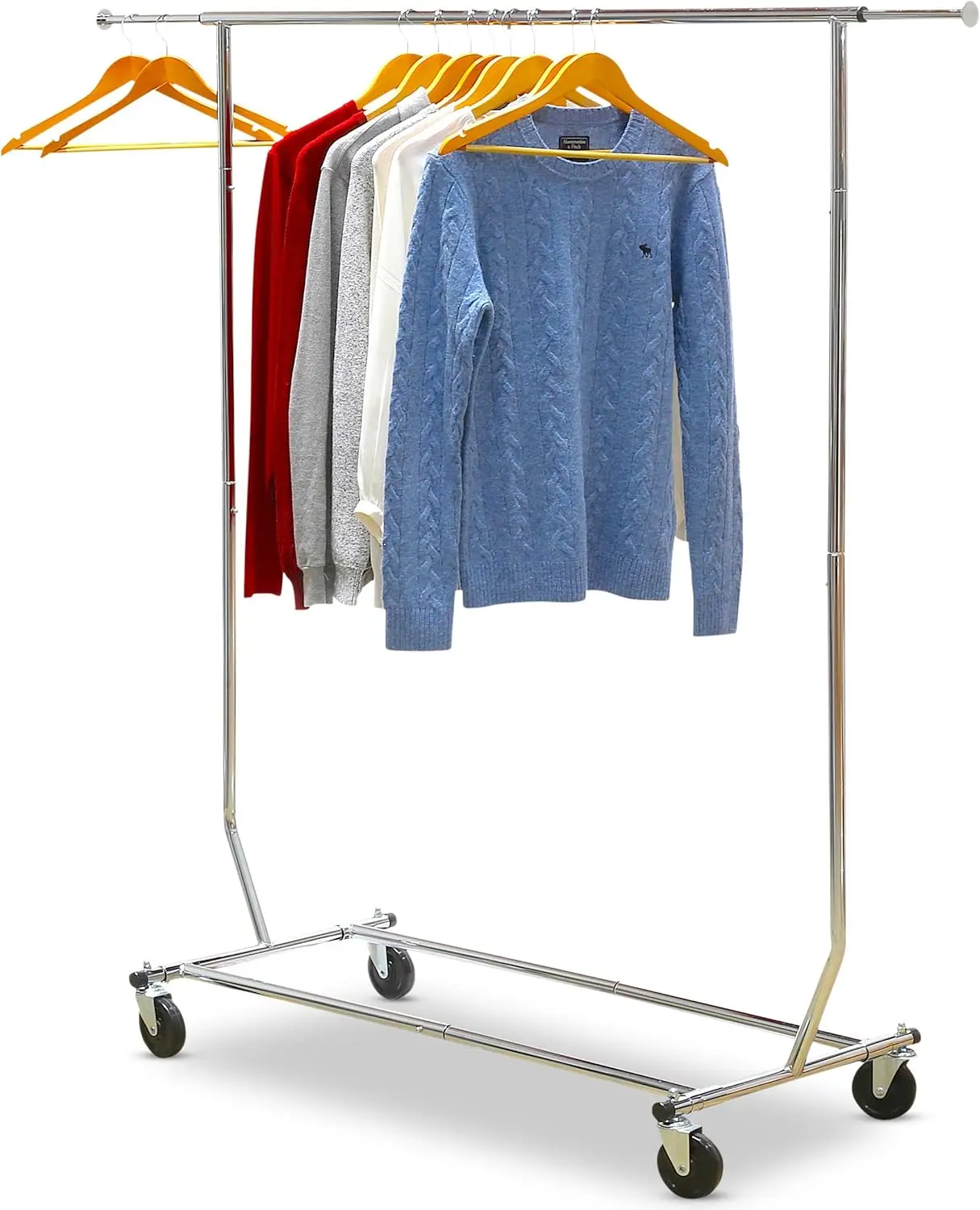 Supreme Commercial Grade Clothing Garment Rack, Chrome