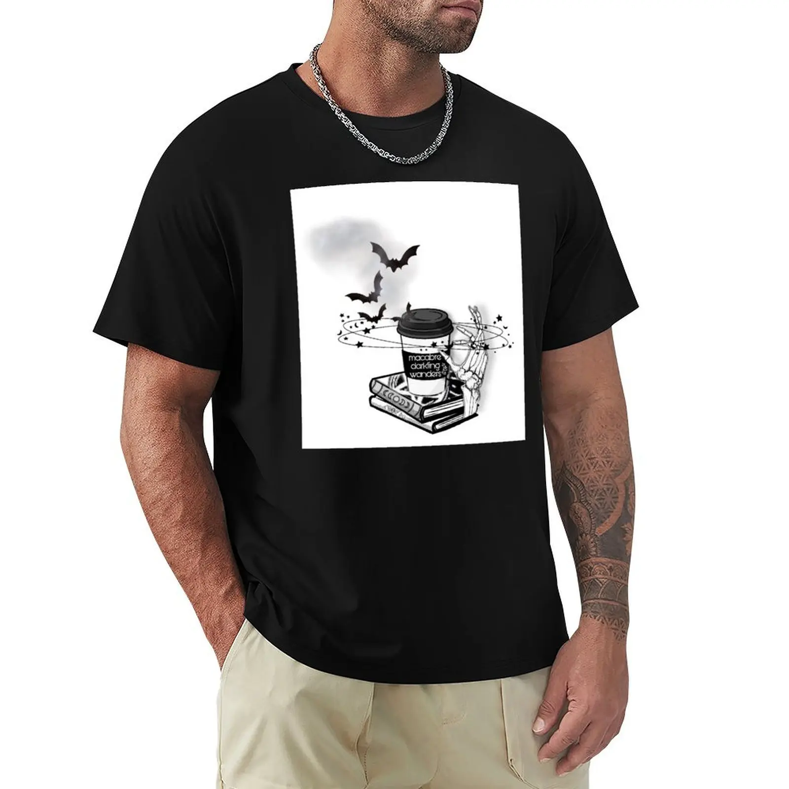 

macabre darkling wanders essentials T-Shirt Clothing man clothes men clothings