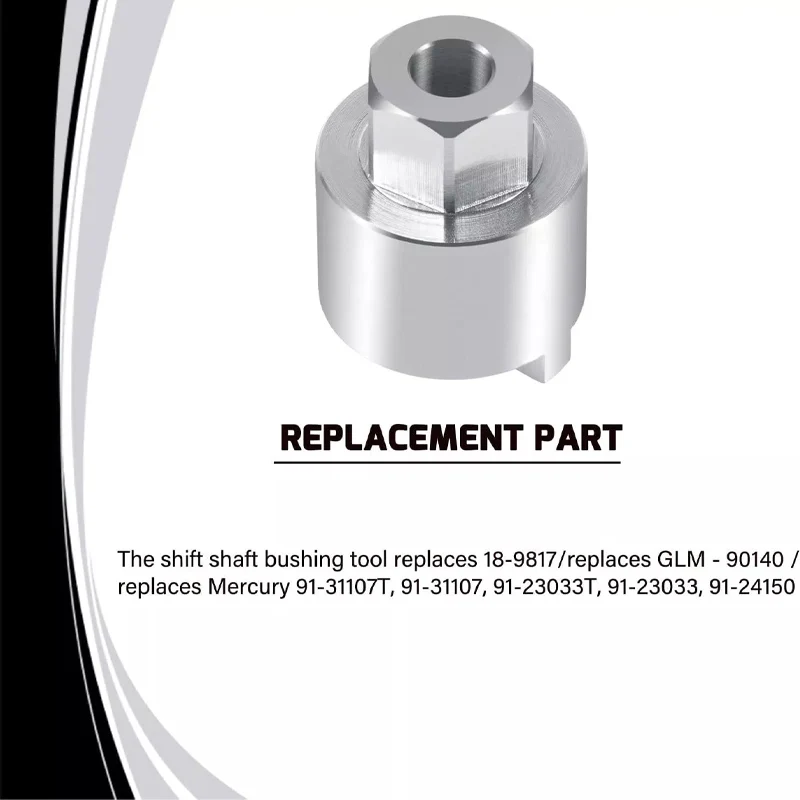 Инструмент для втулки вала переключения передач, подходит для подвесных двигателей Mercury Mariner Mercruiser Alpha One Generation I sterndrives,