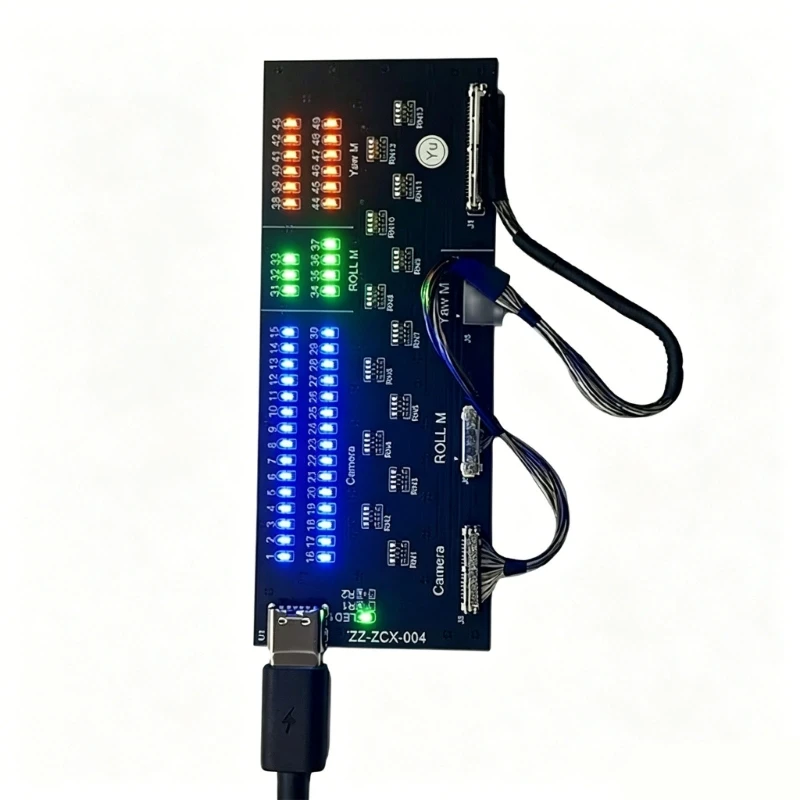 Ribbon Cable Tester Board for PTZ Repair Diagnostics, Line Check Accessory, Approx. 10 x 6 Single Test Board for Service Checks