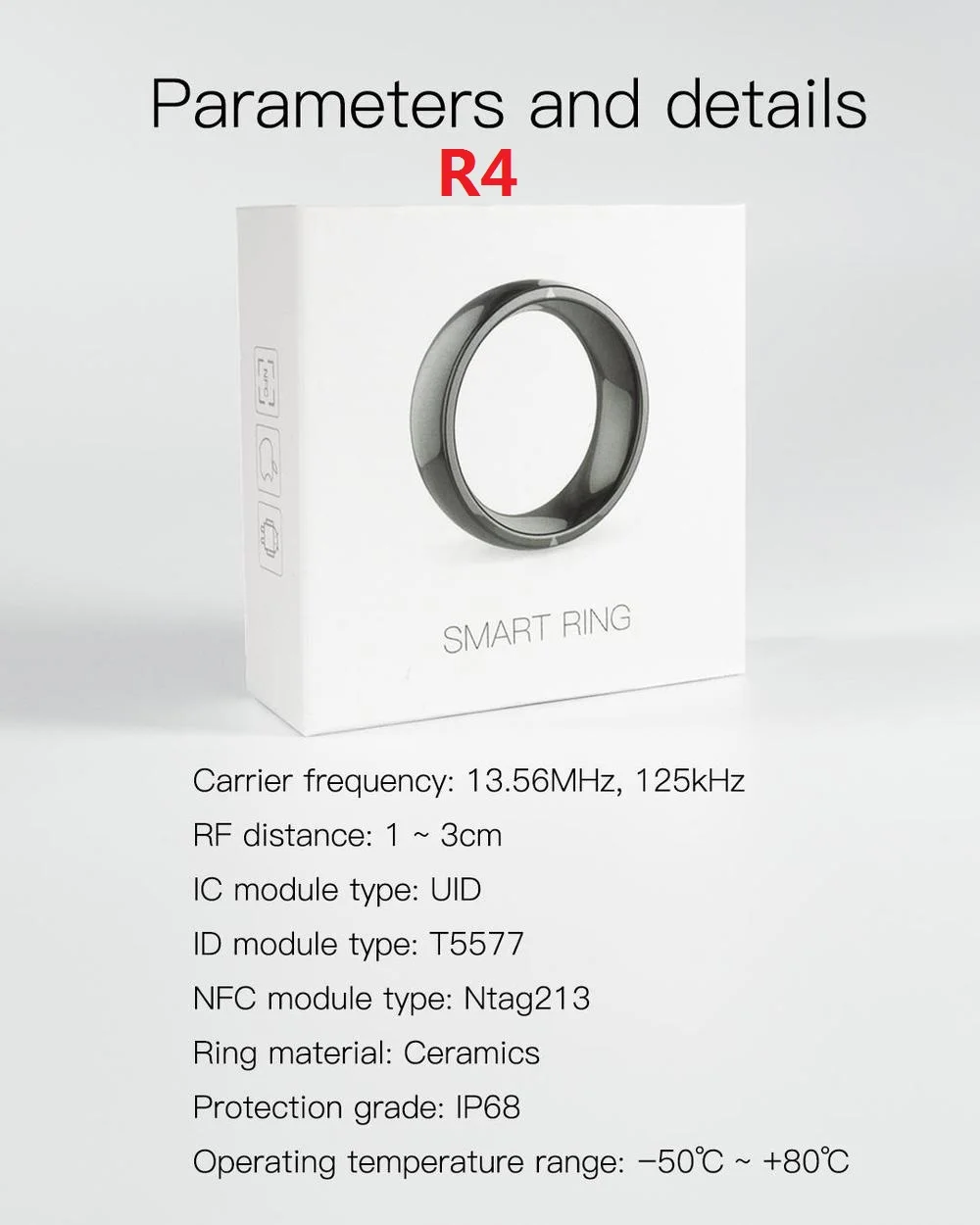 NEW Jakcom R5 R4 Waterproof Smart Ring App Enabled Wearable Technology Magic Ring For iOS Android Windows NFC Smartphones