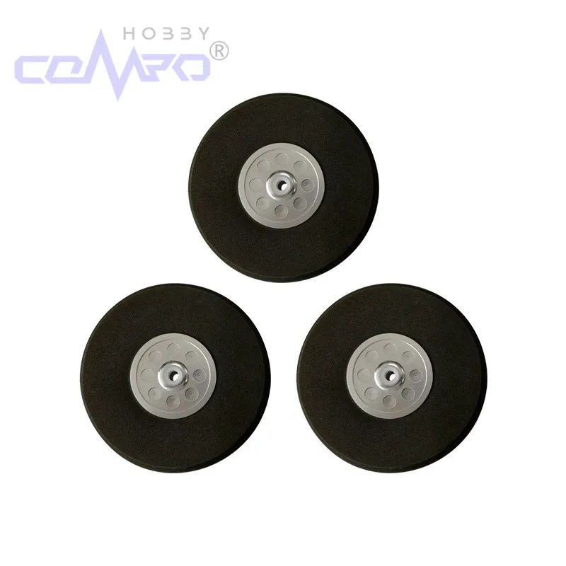 1 Pc CNC Landing Gear ล้ออลูมิเนียม Hub EVA โฟมล้อฟองน้ํายางยางสําหรับ FIXED Wing RC เครื่องบินเครื่องบินเปลี่ยน