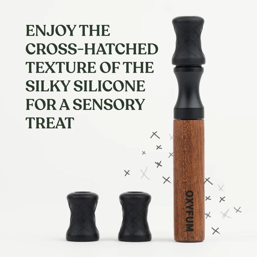 향기 나는 공기 기기용 OXYFUM 츄어블 마우스피스, 부드러운 실리콘 마우스피스 토퍼, 금연 흡입기 아로마테라피용