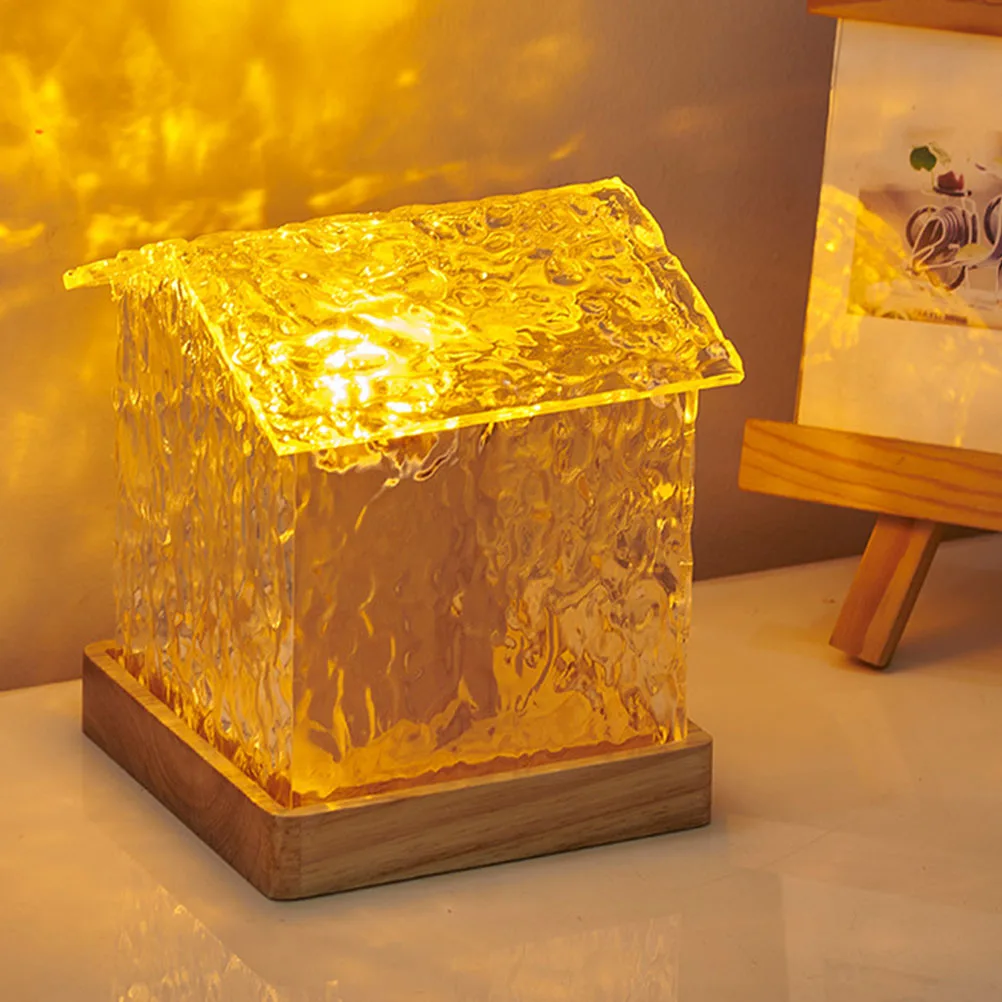 

Water Ripple Table Lamp LED Desk Light Romantic Unique Modern Bedroom Living Room Decorative Lamps Acrylic Night Lights