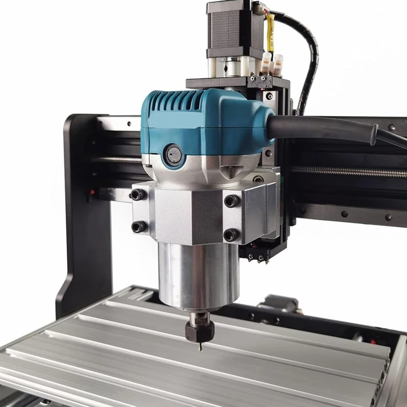 A76X-Spindelklem Motorbeugel, Aluminium beugelklem met 4 schroeven voor CNC-graveermachine Motormontagebeugel