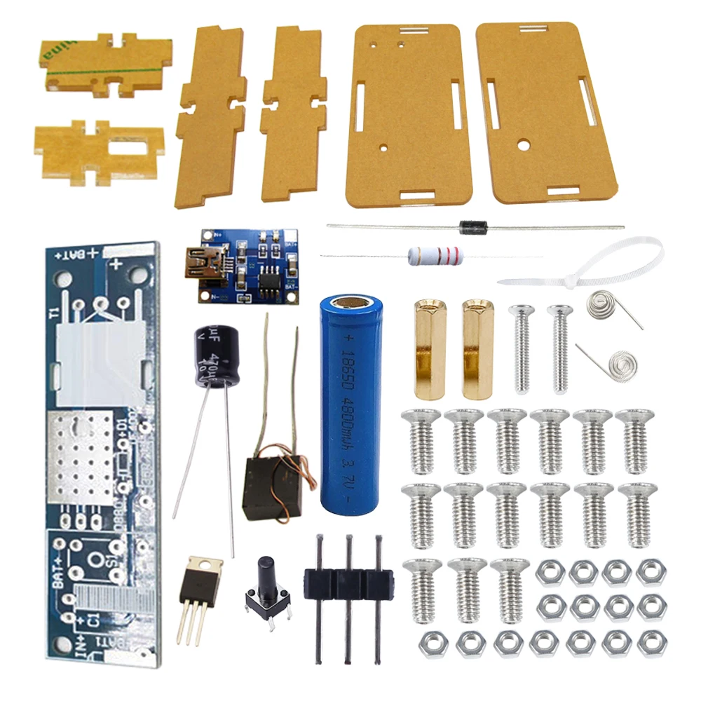 Zestaw DIY Generator wysokiego napięcia zapłonnik Arc moduł zapłonu części do zapalniczki DC 3-5V transformator łuku śmieszne DIY Suite