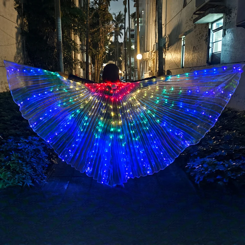 

Butterfly Wings Belly Dance Elf Dance Props Bar Performance Catwalk Fluorescent Model Cape