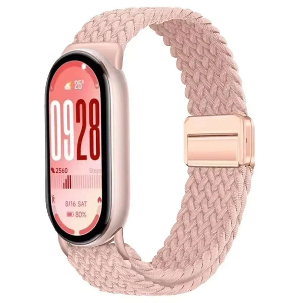 Nylonband für Xiaomi Mi Band 9/8, hochwertiges, atmungsaktives Sportarmband-Zubehör für Mi Band 10 9, NFC, ersetzt das Armband