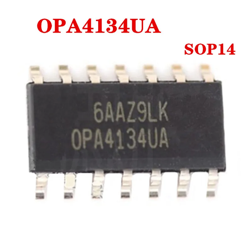 5PCS OPA4134UA SOP14 Low-Dropout Linear Voltage Regulator ICs for Electronics Projects