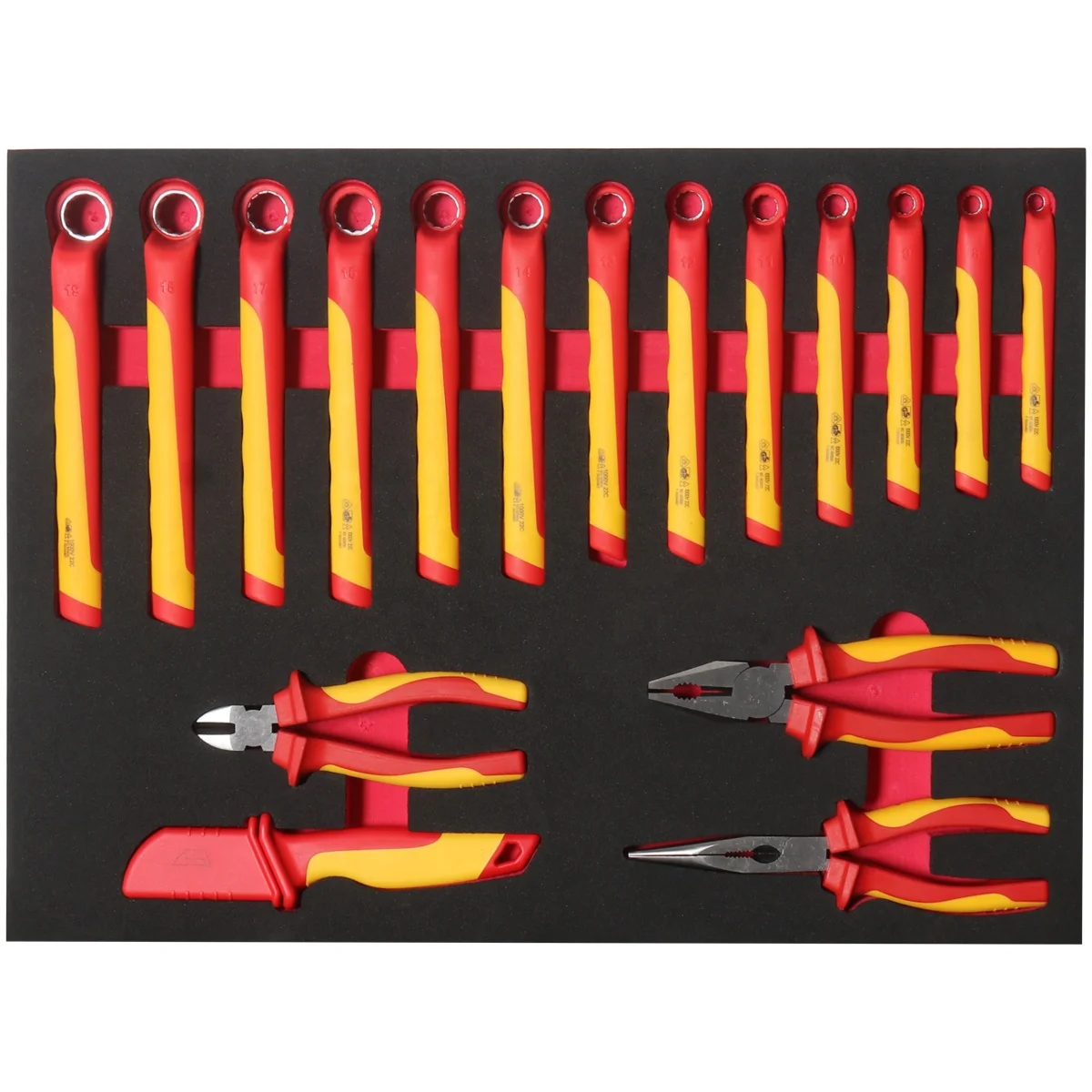 

New Energy Car Repair Insulated Diagonal Pliers CR-V Tools Sets For Toolbox
