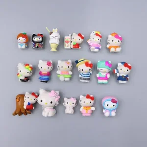 サンリオアニメフィギュアハローキティエンジェルキャットドールカワイイケーキルーム装飾装飾クリスマストイギフト 12ベストセールス融解アイスクリーム彫刻-12